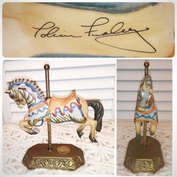 Vintage Signed Tobin Farley Limited Edition Carousel Horse Willitts Designs